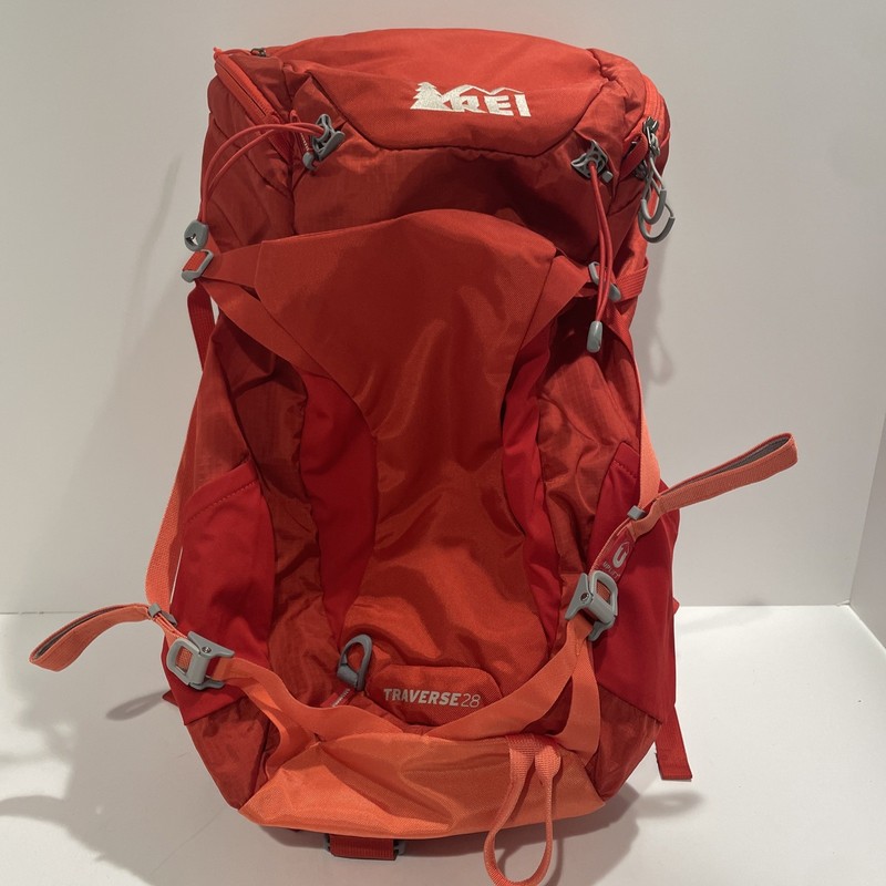 REI Traverse 28 Hiking Backpack Red  Woman’s Small