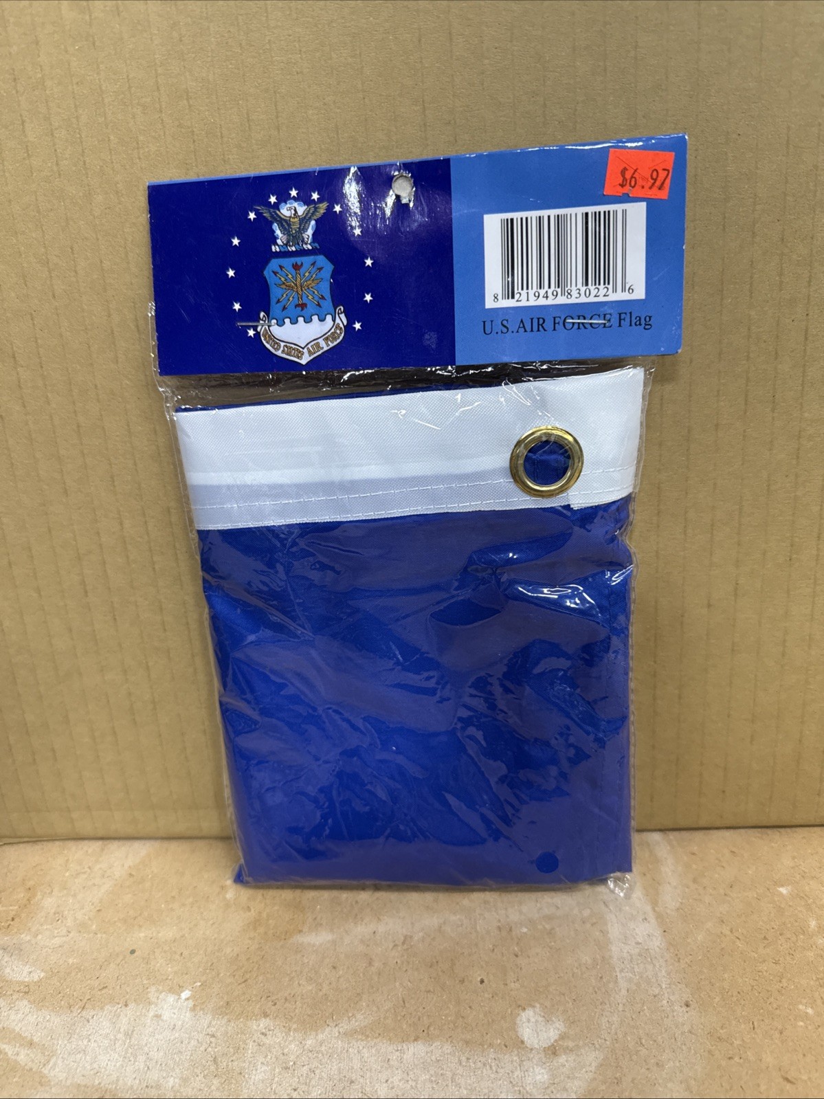 Air Force 3x5 Polyester Flag - canvas header with 2 brass grommets gallery