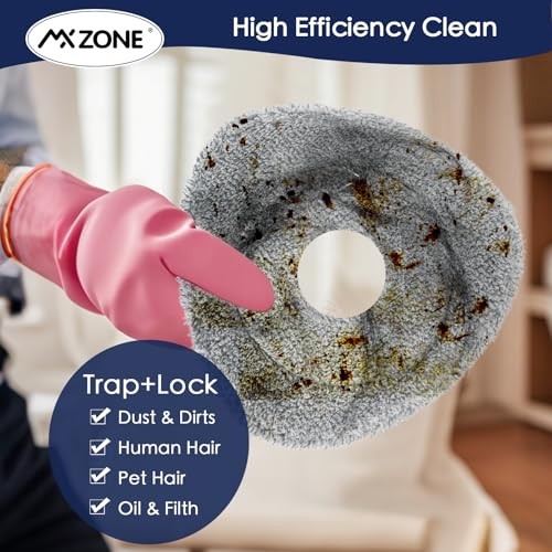 Spin Flat Mop Pad Replacement Compatible with O Cedar Mop Head Replace Flat gallery
