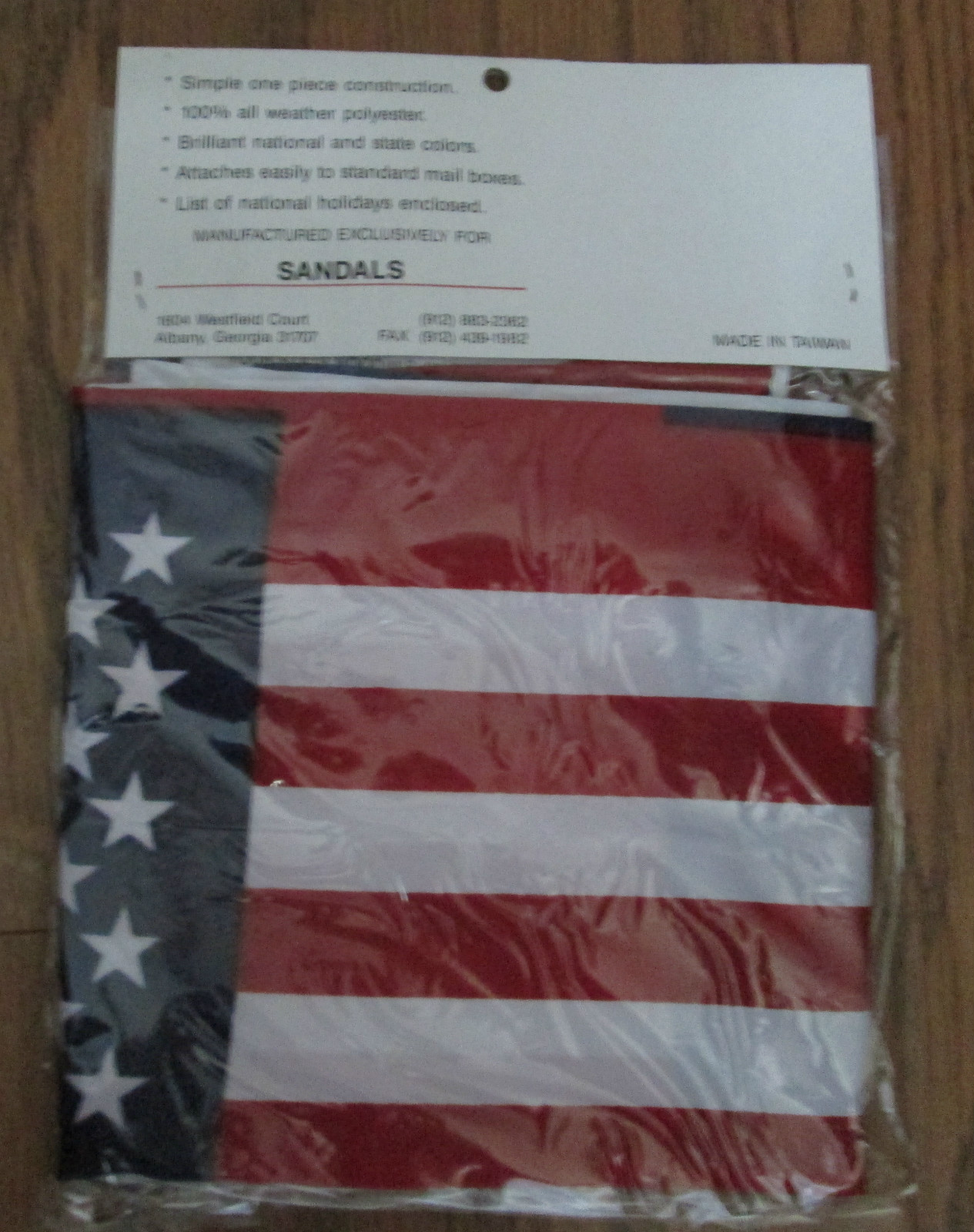 Mail Box Banner NIP United States American Flag 100% All Weather Polyester gallery