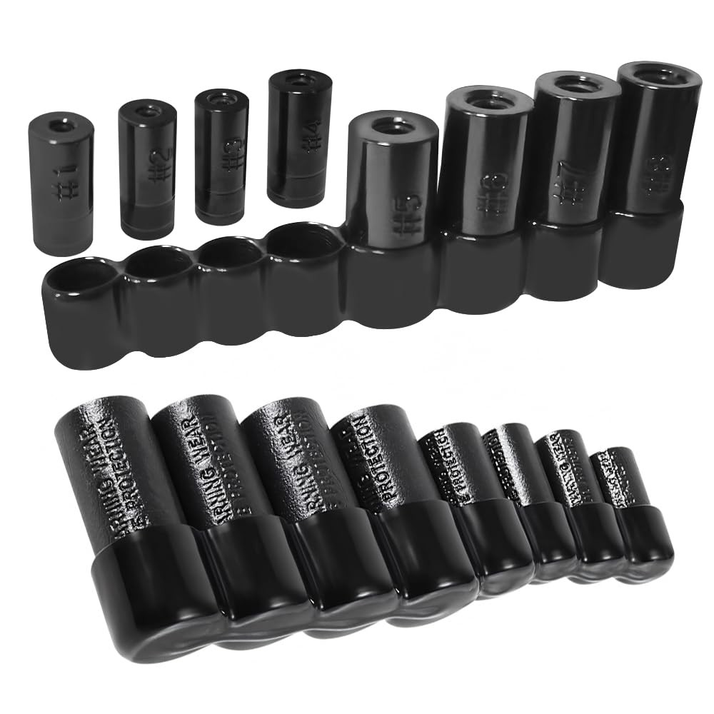 Tap Socket Set 70500 8 Piece Tap Sockets for 1/4 & 3/8 Drive Fits MCTI Standard
