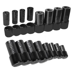 Tap Socket Set 70500 8 Piece Tap Sockets for 1/4 & 3/8 Drive Fits MCTI Standard