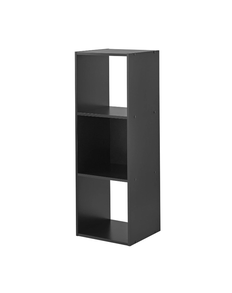 Mainstays 3Cube Storage Organizer Black, Bookshelf Display Shelf, Home Furniture gallery