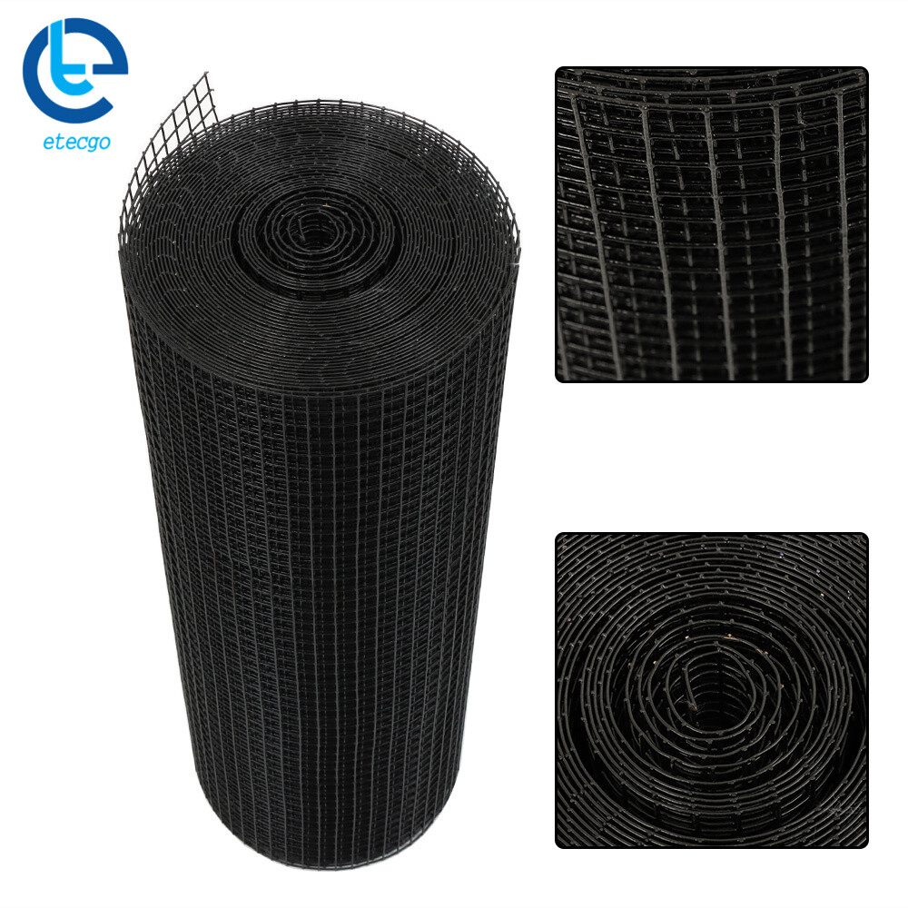 50/100FT 1/2Inx1/2In Hardware Cloth Chicken Wire Fence Vinyl Coated Welded Mesh gallery