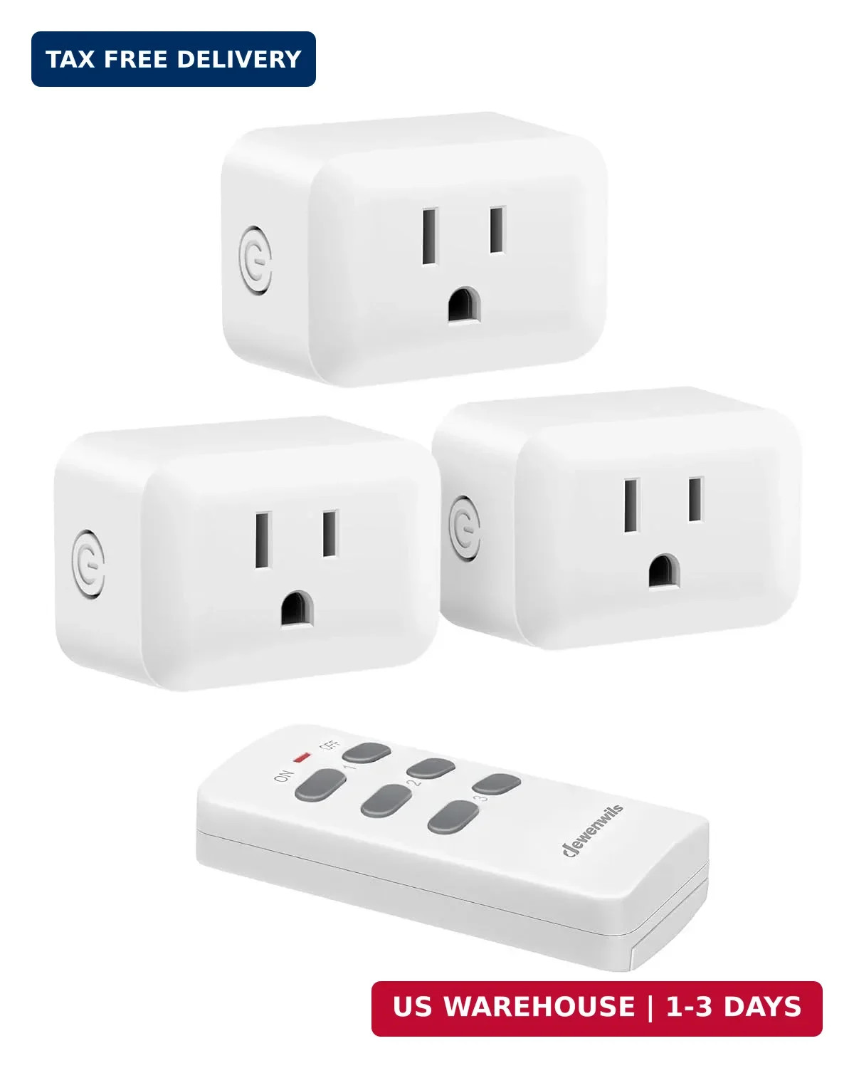 DEWENWILS Wireless Outlet, Programmable and Expandable Electrical Outlet Switch, gallery