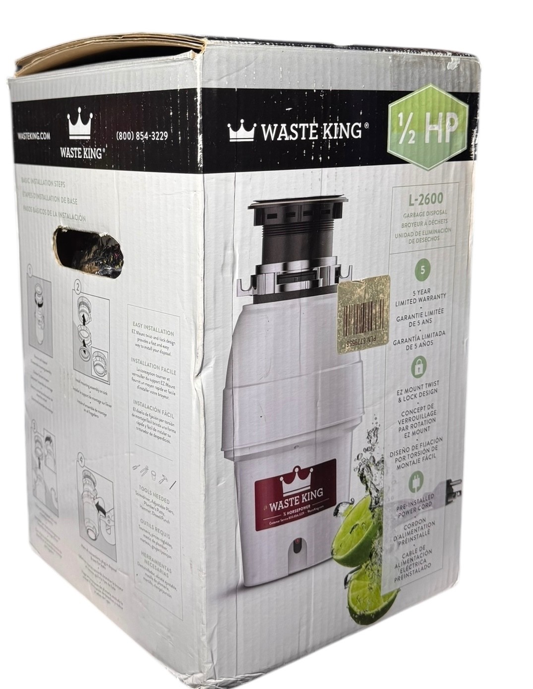 Waste King "Legend Series" 1/2 HP Continuous Feed Garbage Disposal L-1001 gallery