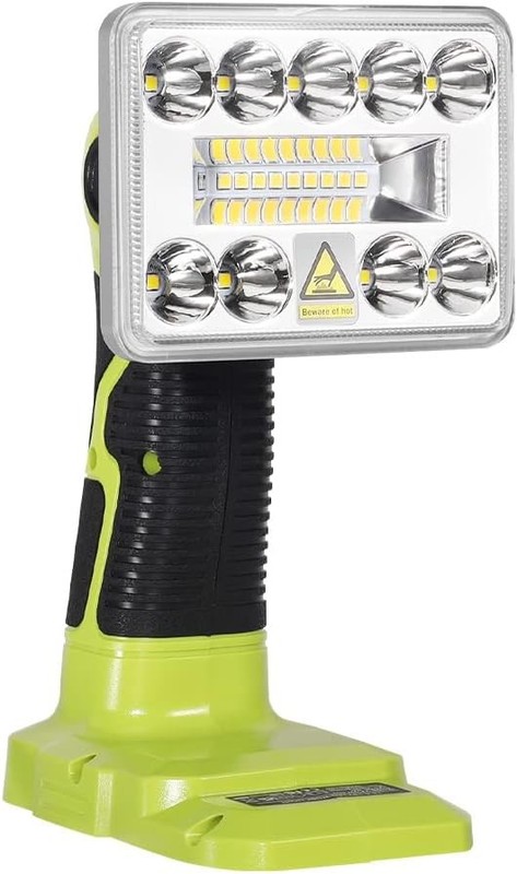 1000LM LED Work Light Torch for Ryobi 18V Max ONE+ P108 Li-ion NiCd NiMh Battery gallery