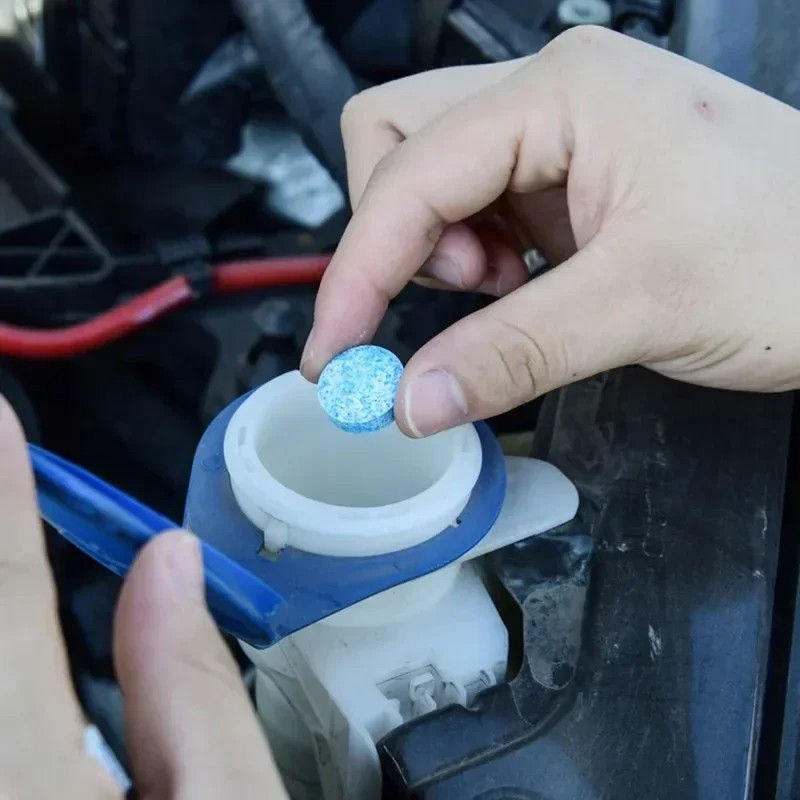 Car Windshield Washer Tablets Concentrated Effervescent Wiper Fluid Glass Cleane gallery