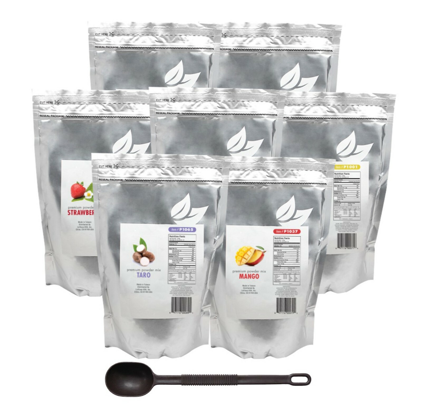 Tea Zone Premium Powder Mix for Boba Bubble Tea 2.2 Lbs & Scoop Assorted Flavors gallery