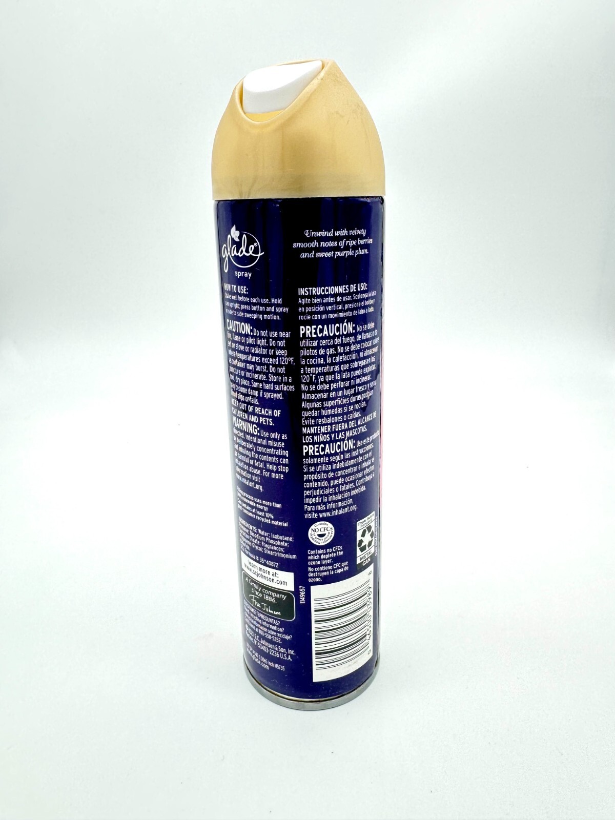 12 Pack Glade Limited Edition VELVETY BERRY BLISS Air Freshener Room Spray 8oz gallery