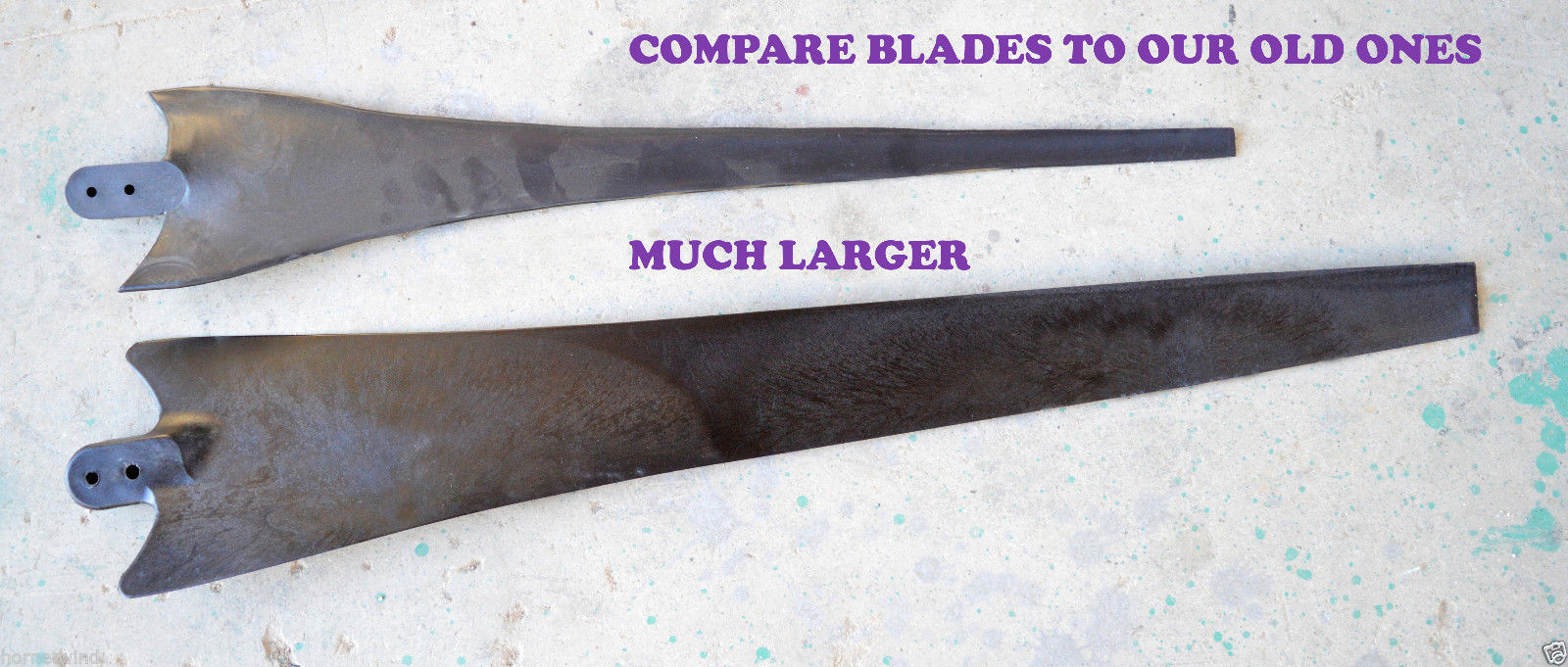 Large 76" / 5 Blade Wind Turbine MADE IN USA 2400W 48VAC 3-wire 14 magnet 8.8kW gallery