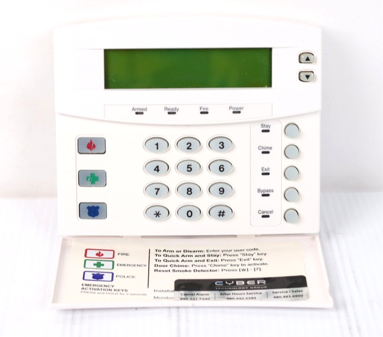 GE / Interlogix NX-148E RF 192-Zone LCD Keypad With Door w222 gallery