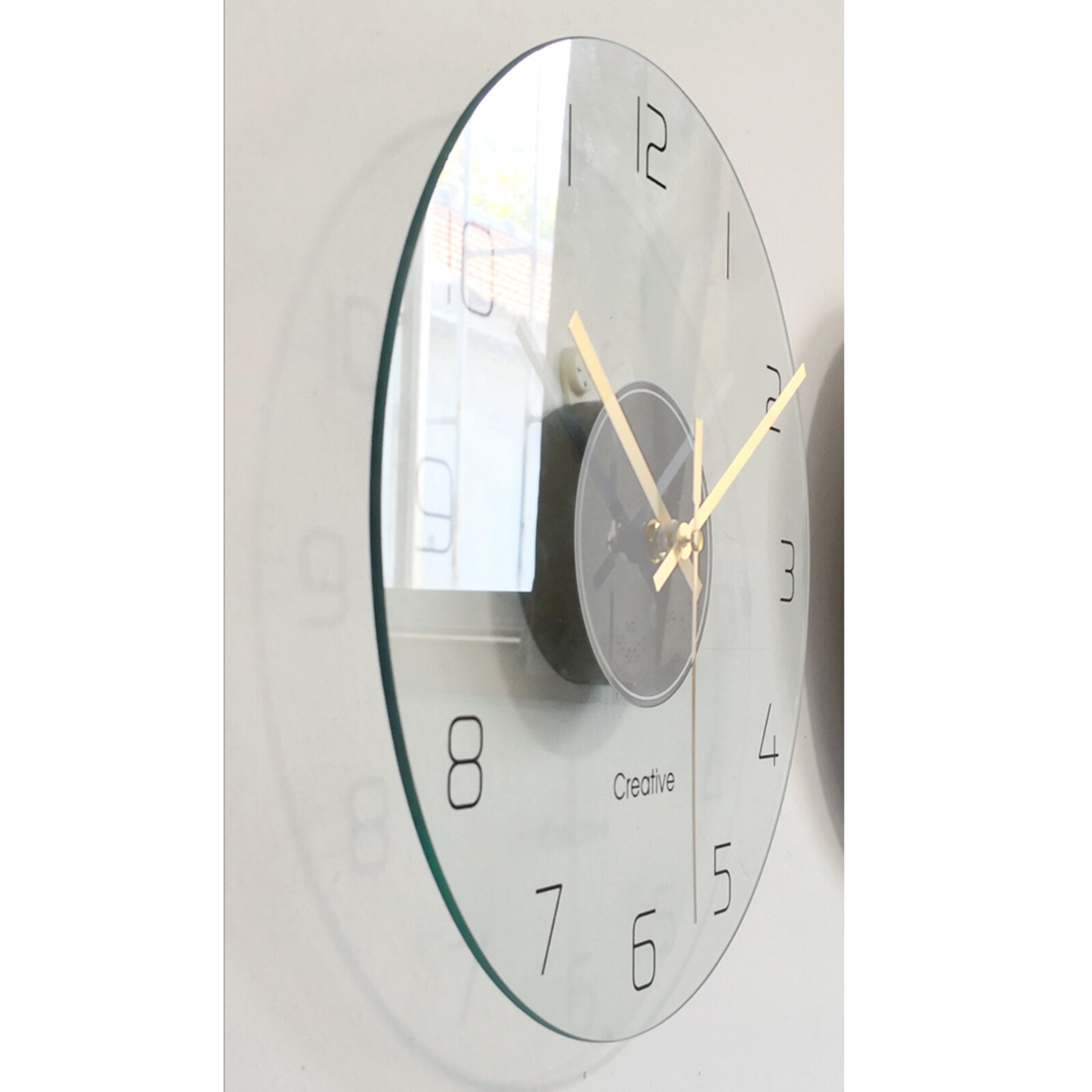 30cm Ultra Thin Design Wall Clock Large Modern Home Office Round Wall Clock gallery