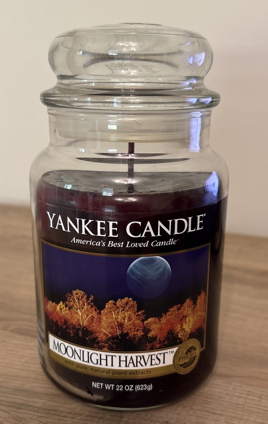 🔥 Brand NEW NOS Yankee Candle Moonlight Harvest Large 22 Oz. Jar Candle Unlit! gallery