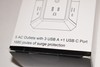 QINLIANF 5 Outlet Surge Protector with 4 USB 4.8A, 1680J Wall Adapter NEW gallery