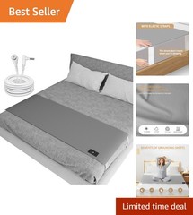 Grounding Bed Sheets with 10% Silver Fiber for Queen Size – Safe Sleep Solution