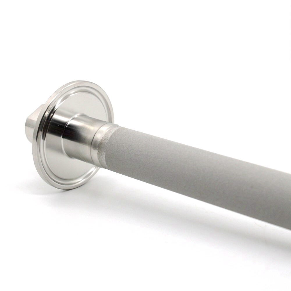 1Set Carbonation Stone 1.5'' Tri Clamp4"/6"/8"/10"/12" Lengths 1/4" NPT 316L gallery
