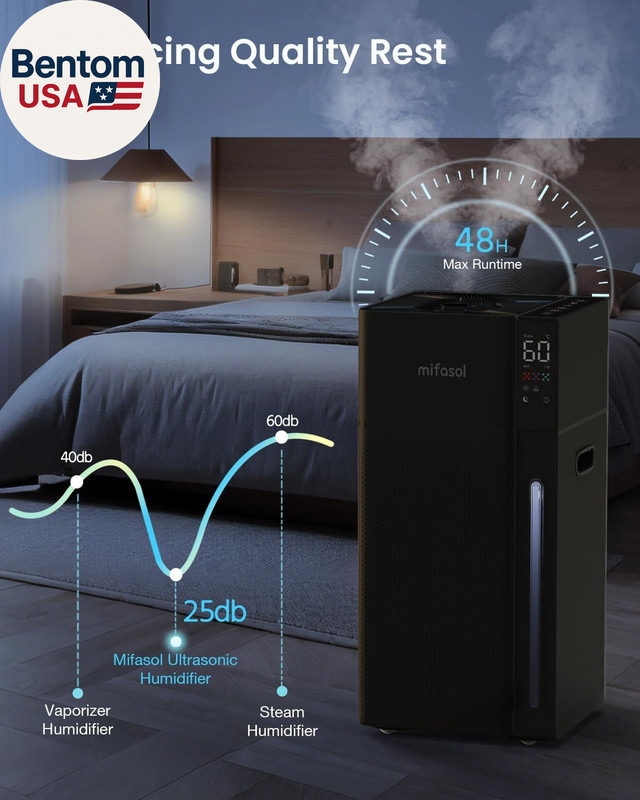 Humidifier Large Room, 5.3Gal/20L Large Humidifiers for Home 1500 Sq Ft, Cool Mi gallery