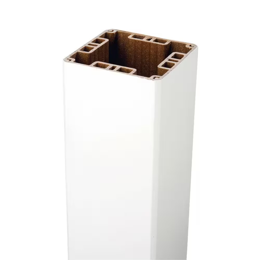 Transcends 4 In. X 4 In. X 39 In. Classic White Composite Post Sleeve gallery