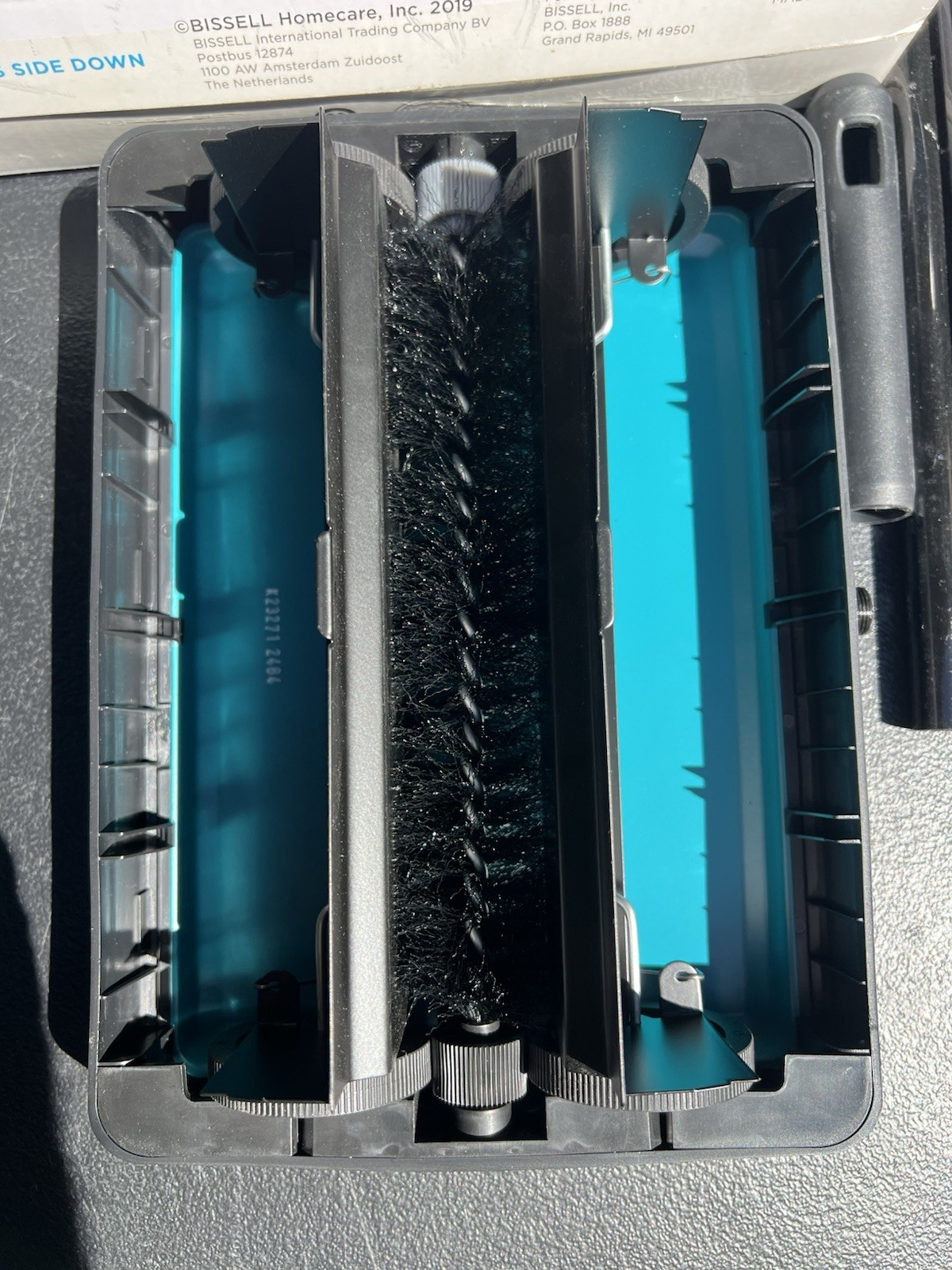 Bissell Easy Sweep Compact Carpet & Floor Sweeper, Manual Operation 2484A Teal gallery