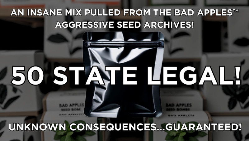 Bad Apples™ The Bad Seed - Aggressive Seed Mix - DIY Guerrilla Garden Seeds gallery