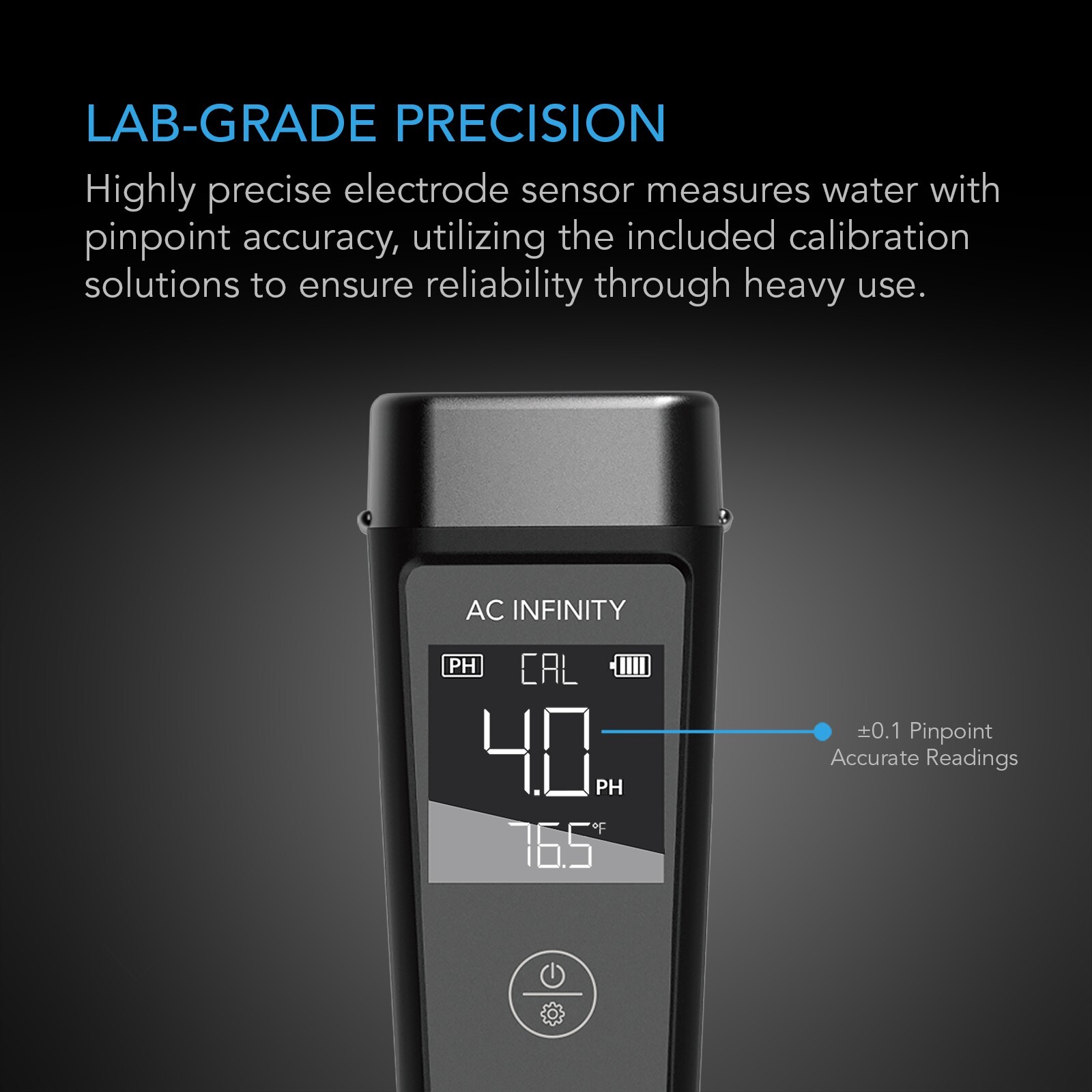 pH Meter Kit, High Precision Digital pH Pen with ±0.1 pH Accuracy for Water gallery