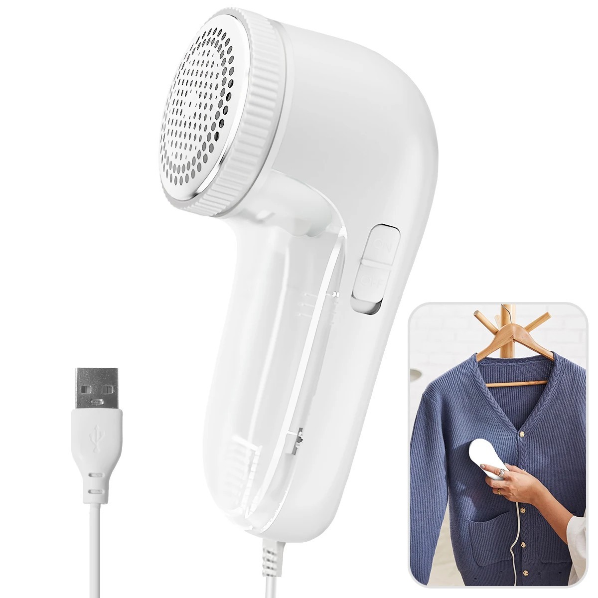 Lint Pill Fluff Fuzz Remover Shaver Electric Clothes Fabrics Sweater Household gallery