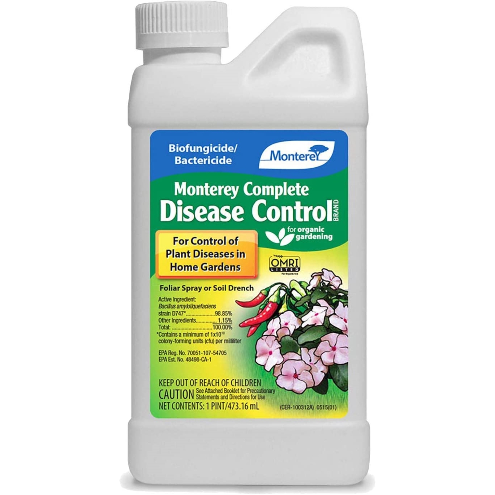 Monterey Complete Concentrate Fungicide & Bactericide for Control, 16 Oz gallery