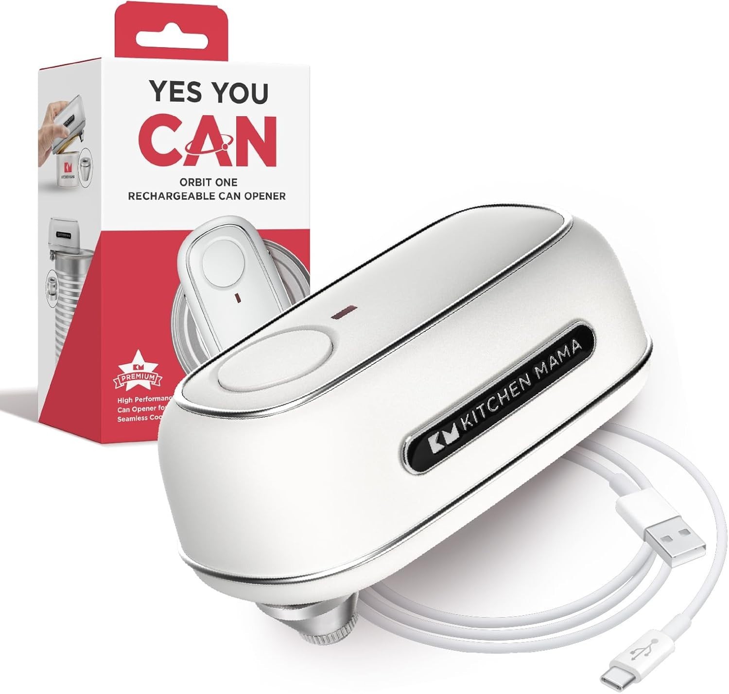Kitchen Mama Orbit One Rechargeable Electric Can Opener gallery