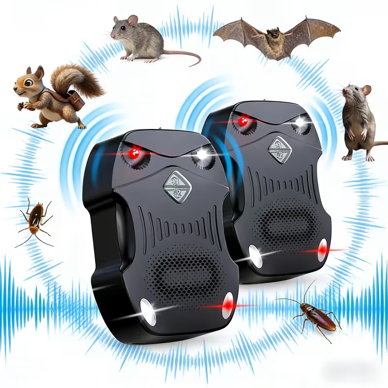 2PCS Ultrasonic Mouse Repeller Car Vehicle Rat Rodent Repellent Animal Deterrent gallery