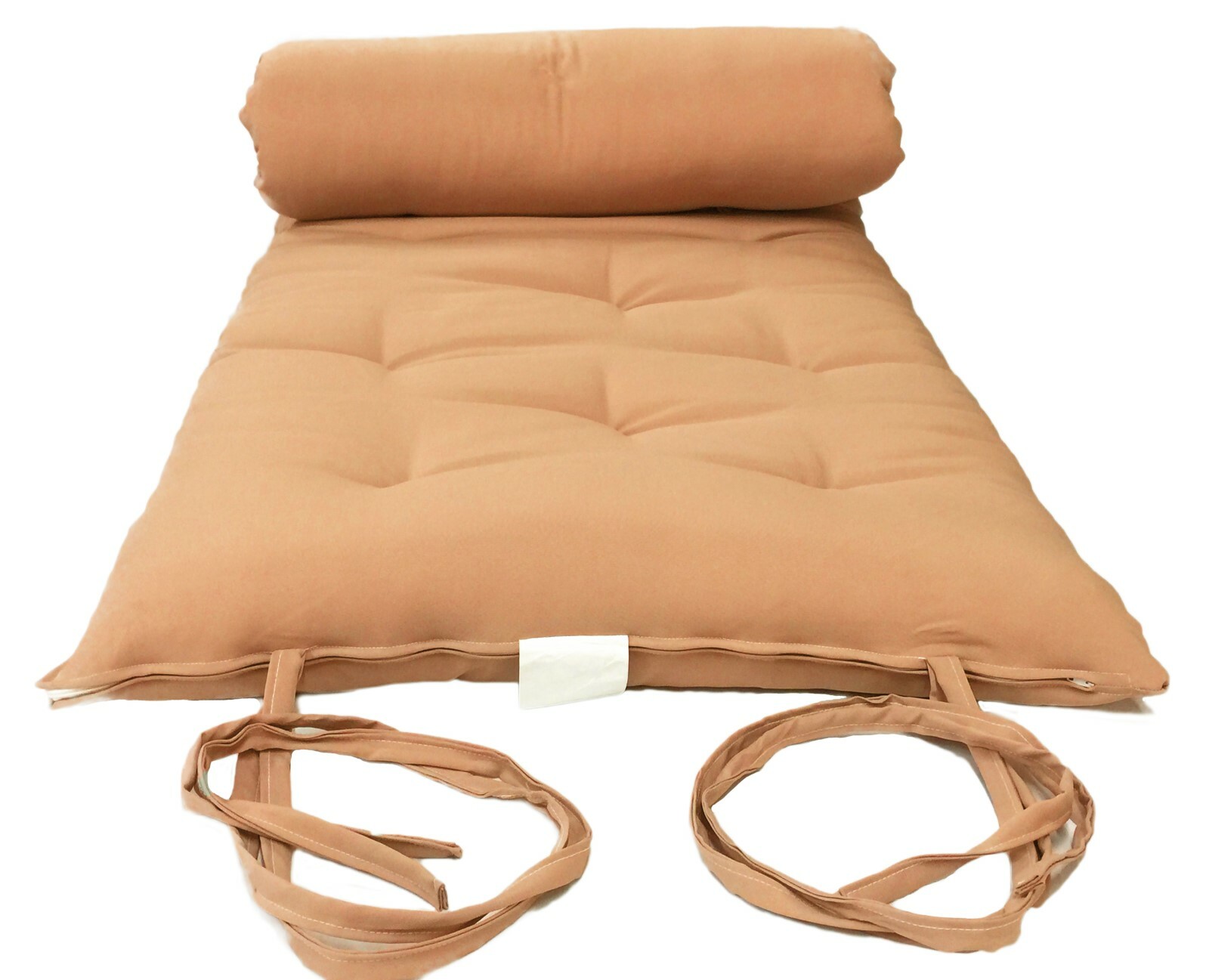 Twin Size Floor Rolling Futon Mattresses, Sleepover Cotton Pads 3x39x80 Peach gallery