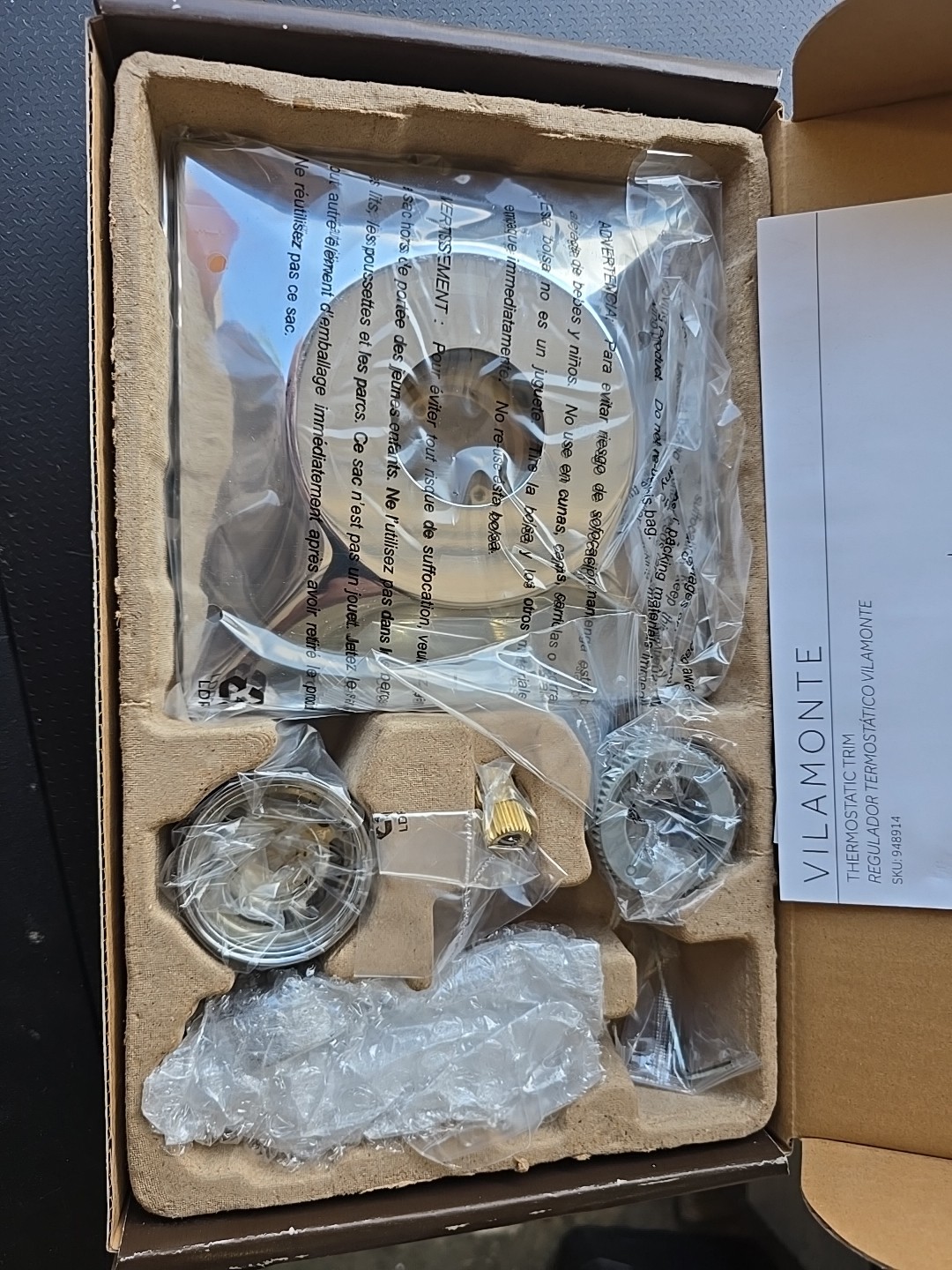 Signature Hardware Vilamonte Shv9009cp Thermostatic Valve Trim Kit gallery