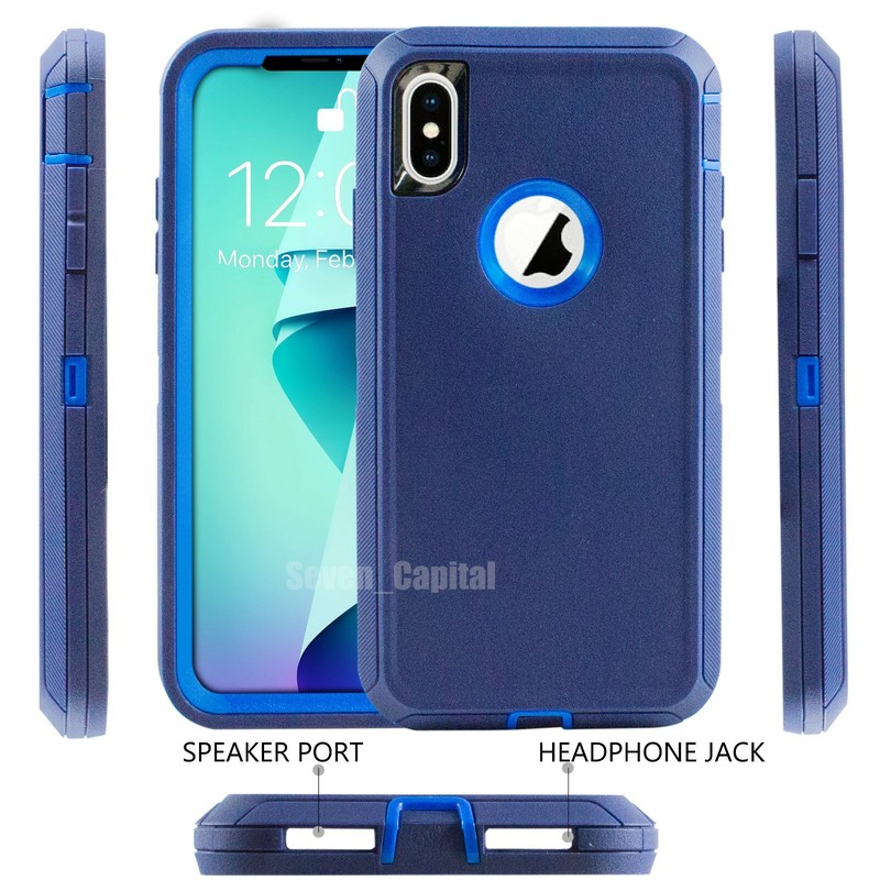 For Apple iPhone X XR XS Max 10 Shockproof Protective Rugged Hard Cover Case gallery