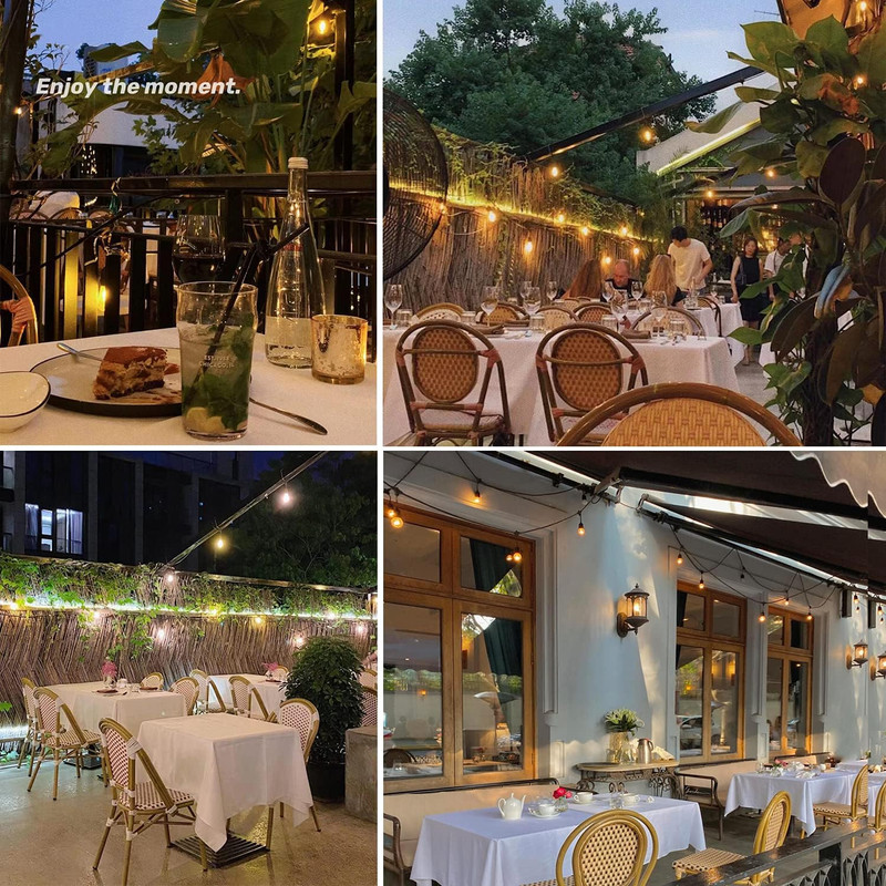 Shatterproof,Waterproof S14 String Light Bulbs,Led Patio Lights Outdoor Waterpro gallery