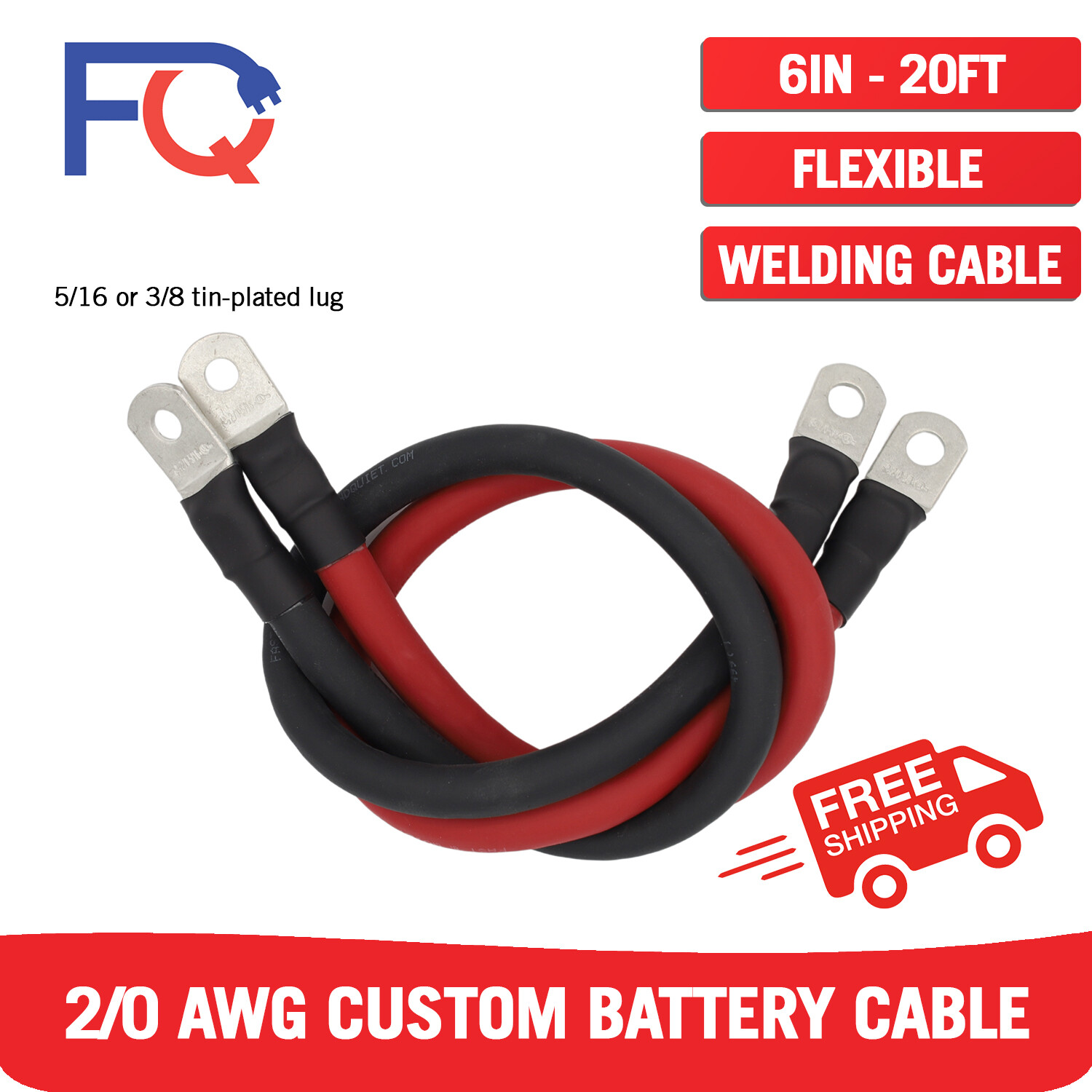 2/0 AWG Gauge Custom Battery Cable Copper Car Solar Power Wire Inverter Welding gallery