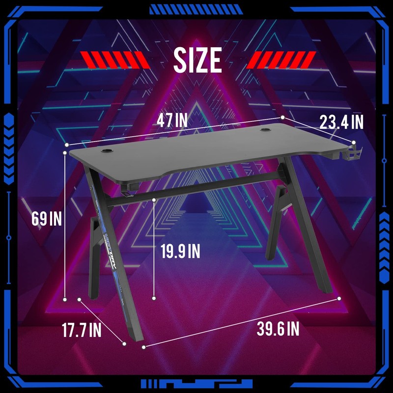 Fdw Computer Desk Gaming Desk Student Pc Desk Writing Desk Office Desk Modern gallery