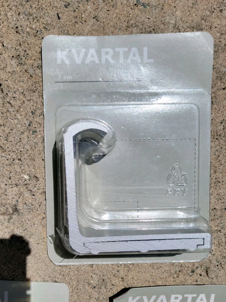 ( 3) Three IKEA KVARTAL Curtain Rod Brackets 601.646.87 - 7cm or 2-4/5" NOS Pkg gallery