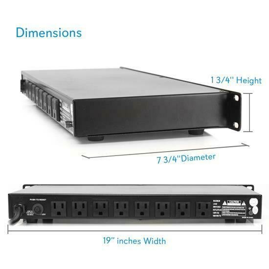PYLE - PRO SOUND PCO800 19IN RACK MOUNT 1800 WATT POWER gallery