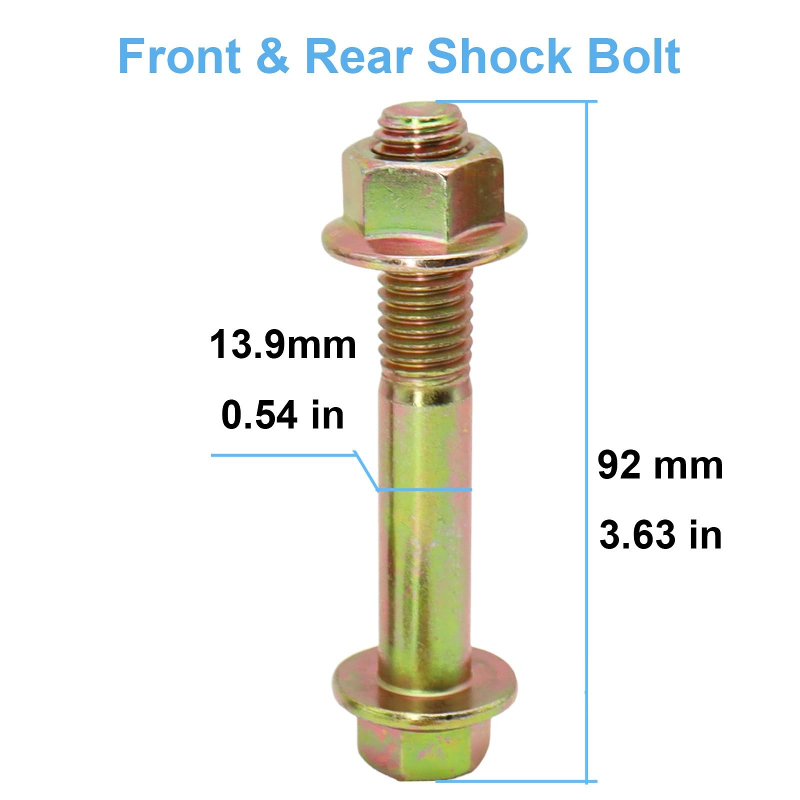 4X Front Rear Shock Absorber Mount Bolt Nut Kit Dodge Ram 1500 2003-2019 gallery