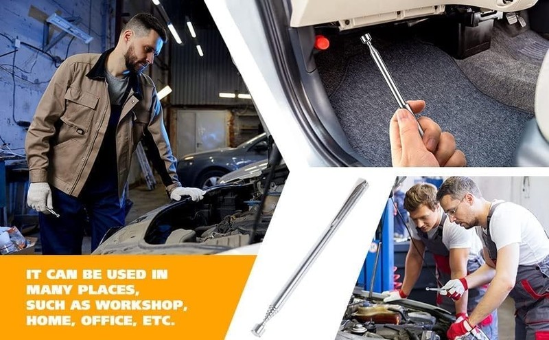 2Pcs Magnetic Telescoping Pick up Tool for Small Metal Tools with Pocket Clip 3 gallery