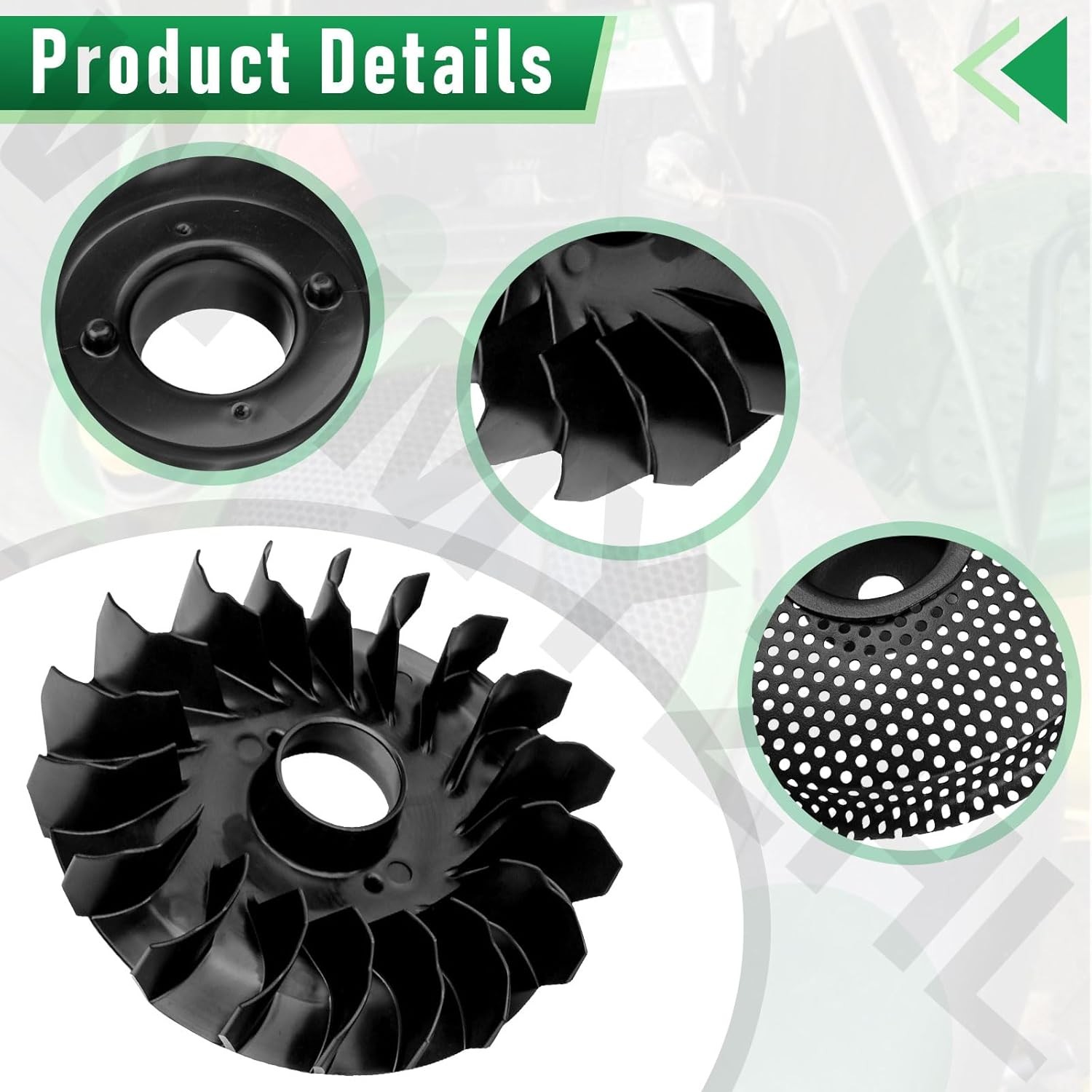 FOR BS 796200 FLYWHEEL FAN & SCREEN W gallery