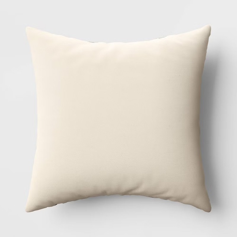 Oversized Textural Woven Square Throw Pillow - Threshold gallery