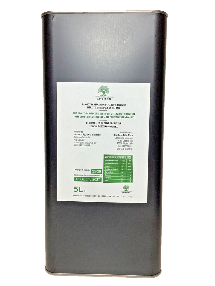 100% Italian Extra Virgin Olive Oil • New Harvest 25/26 • 5L / 167oz • From Farm gallery