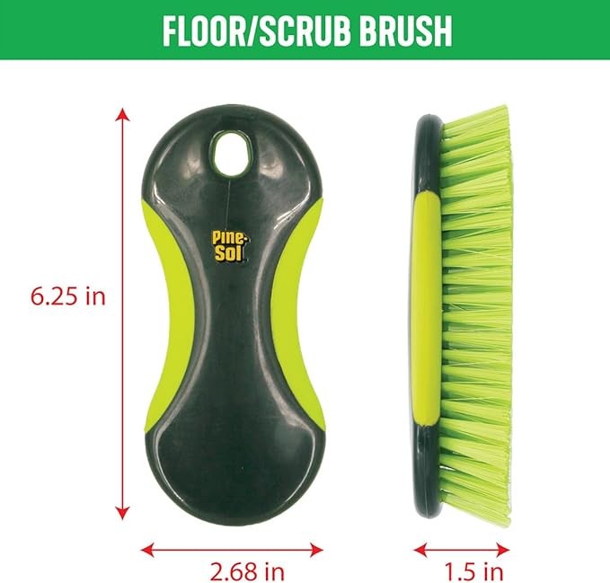 5Pcs Scrub Brush Set Long Handle Cleaning Brushes with Bristles and Comfort Grip gallery