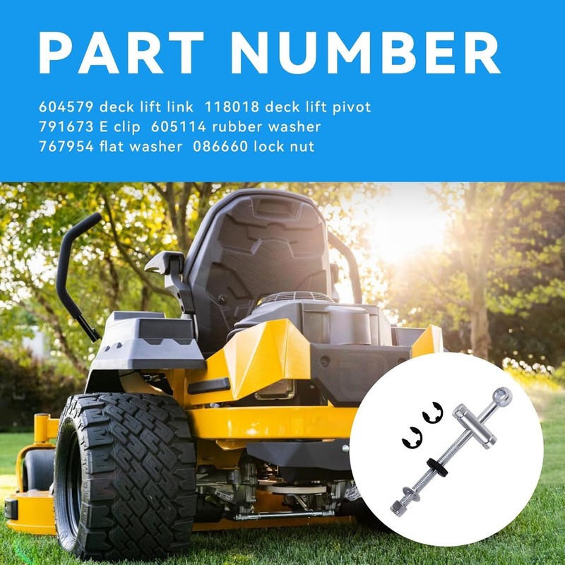 Durable Deck Lift Link & Accessories for Raptor SD Mowers - Vehicle Specific Fit gallery