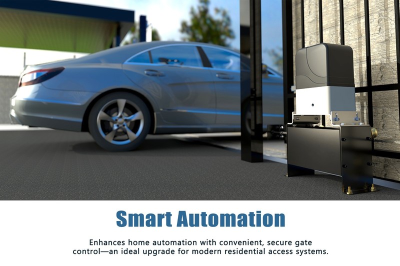 Blütezeit Automatic Chain Sliding Gate Opener 1100lb w/2 Remotes & 16.4ft Chain gallery