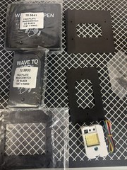 BEA 10MS31U Magic Switch® Universal Kit Single gang & Double Gang Plates BLACK