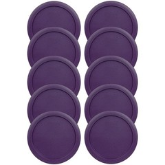 Replacement Lids for Pyrex 1-CUP Storage Cover 4″ Bowl 7202-PC Purple (10 pcs)
