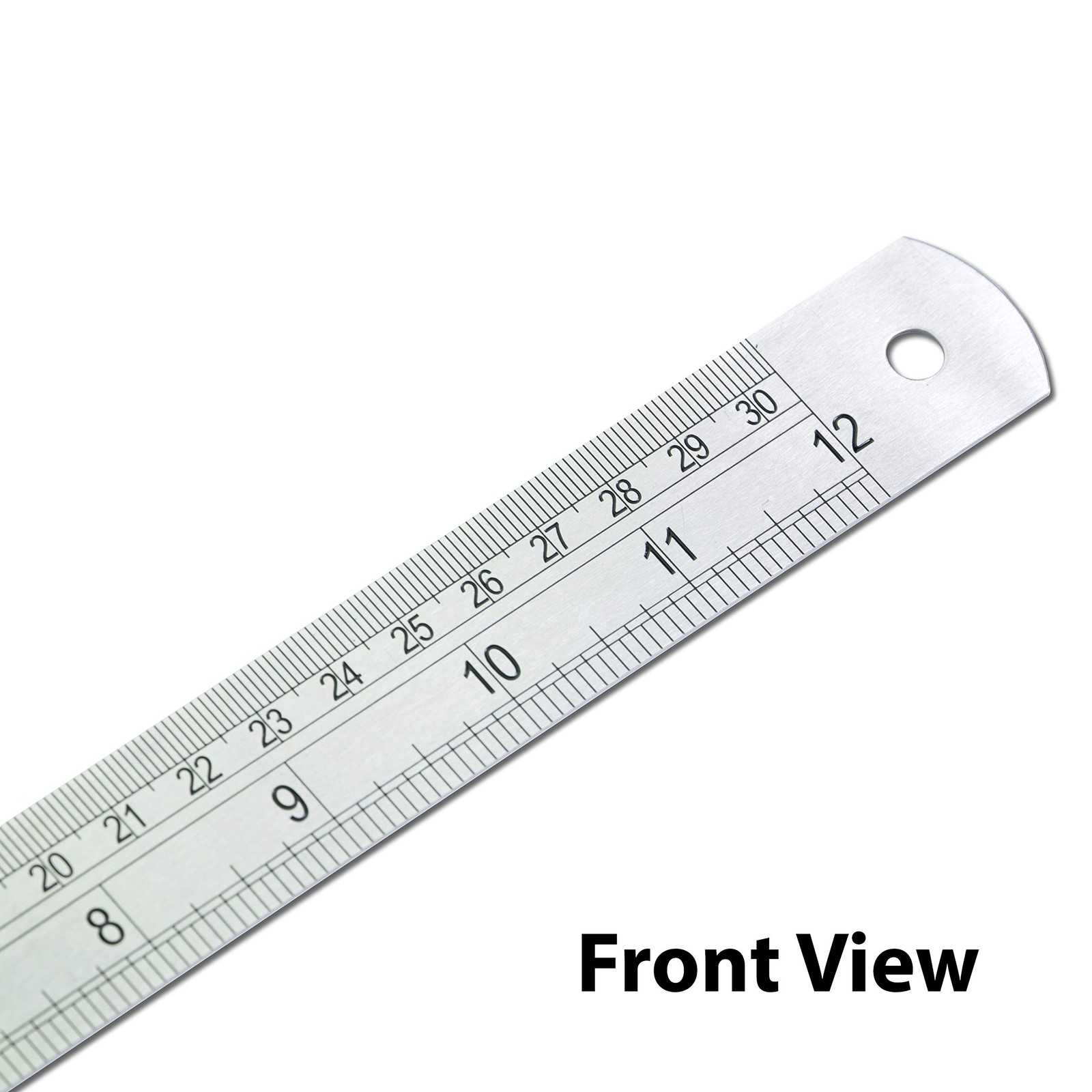 SSRA12 Stainless Steel Office Drawing Ruler 012 Inch 030cm Measuring Tool gallery