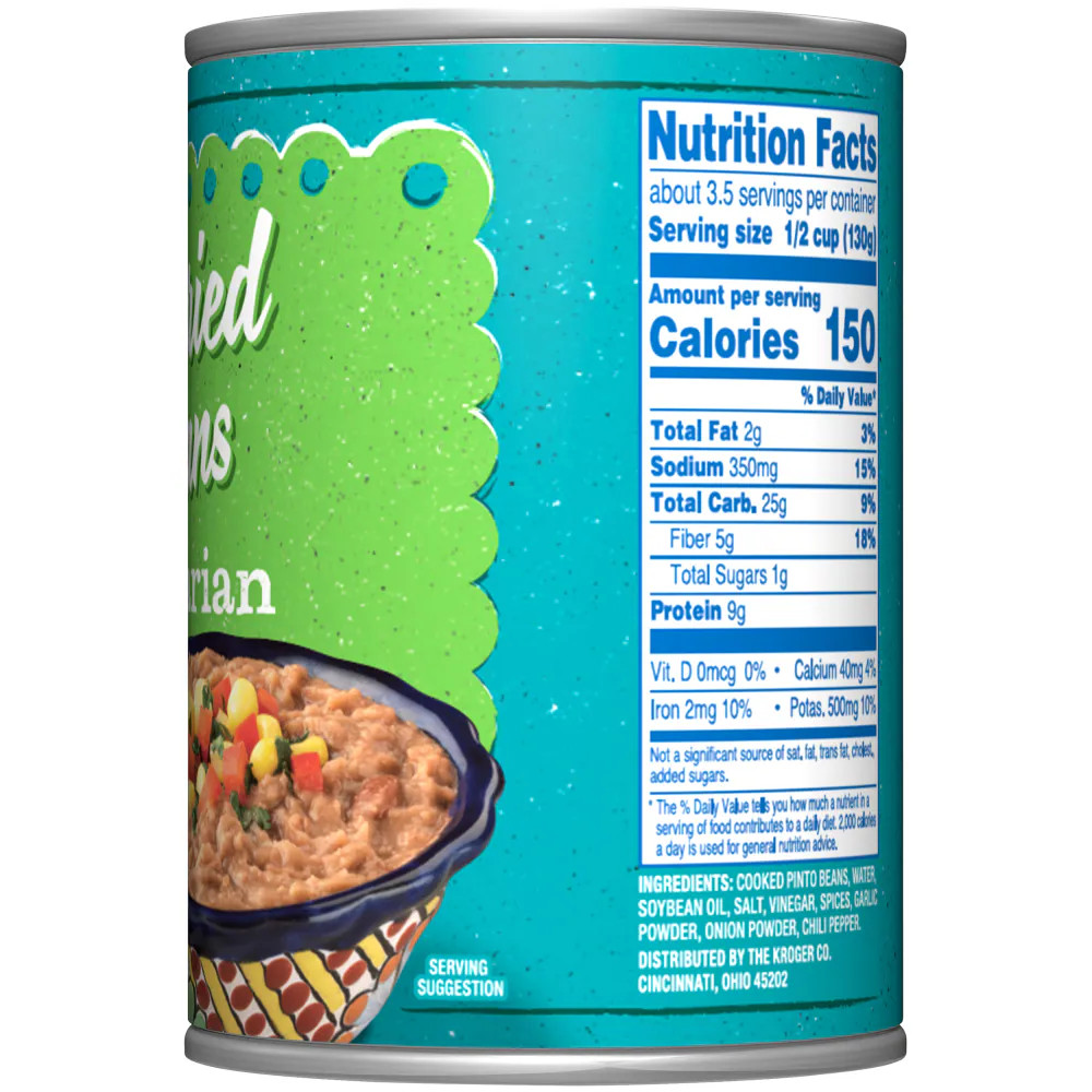 KG Vegetarian Refried Beans 16 oz - 5 Pack gallery